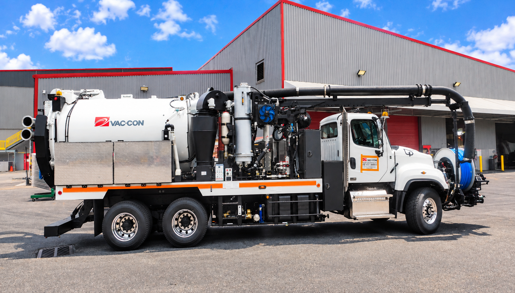 Vac-Con Industrial Truck in Profile