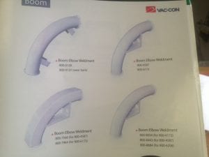 Boom suction elbow Weldment