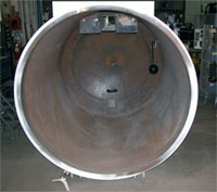 Hydro Excavators Tank Shell inside