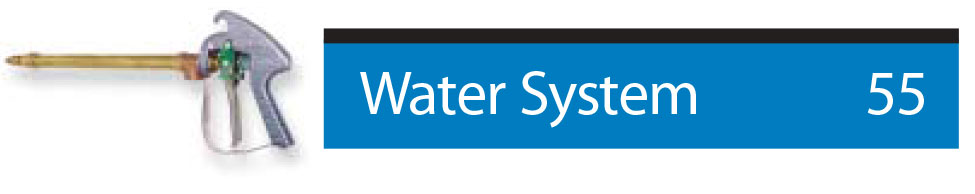 find parts related to water system