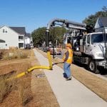 Vac-Con Recycler - men working in residential location